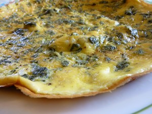 omelette  l'oseille